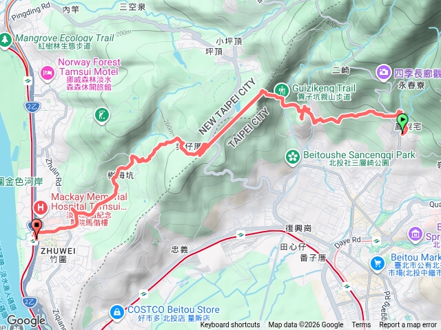 鳳梨宅步道.貴子坑東.西峰.樹梅坑步道