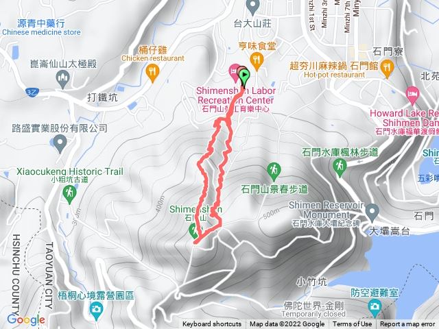 桃園石門山 石門山勞工育樂中心進出