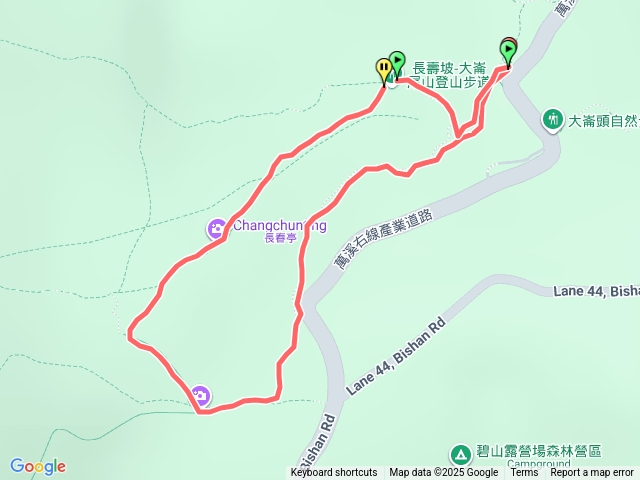 大崙尾步道長壽亭