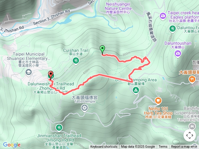 翠山步道碧溪步道大崙尾山