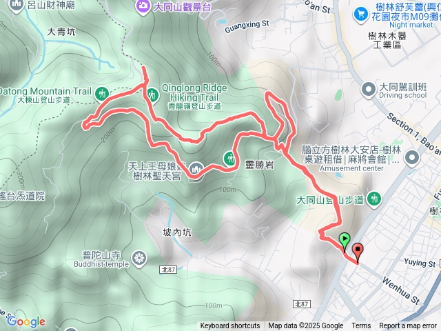 樹林大同山青龍嶺