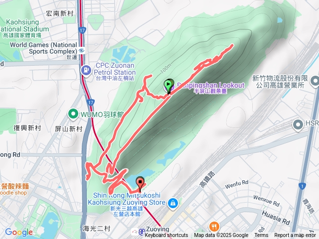 1141116半屏山一圈