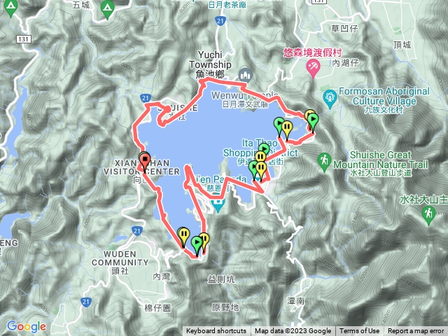 日月潭環潭勵志健走