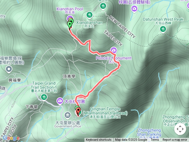 向天池雨勢過大徹好涼爽