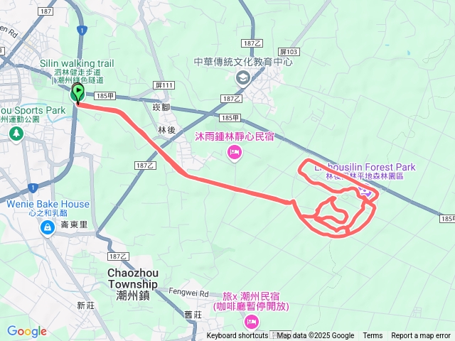 泗林綠隧跑到林後四林園林