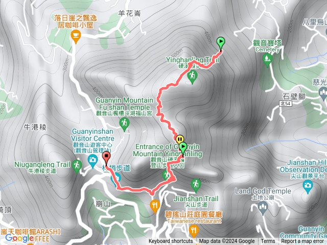 2024觀音觀鷹尋寶任務觀音山、尖山(占山)登山步道202405271221