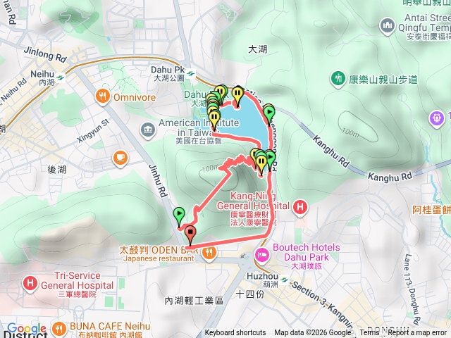 白鷺鷥山親山步道、大湖環湖步道預覽圖