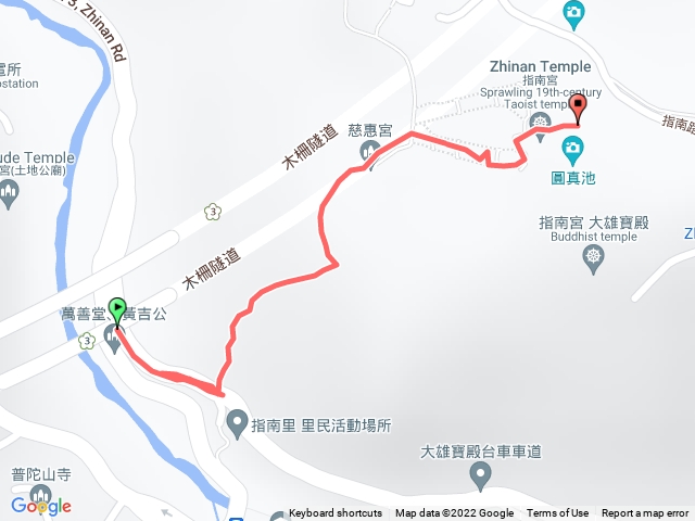 指南里活動中心到指南宮