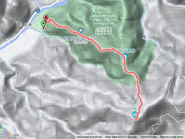 八仙山(松鶴進出）