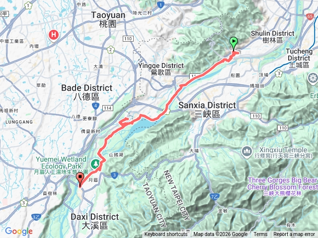 山佳到月眉濕地