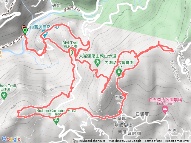 大崙頭尾，碧山，碧山北，碧山西
