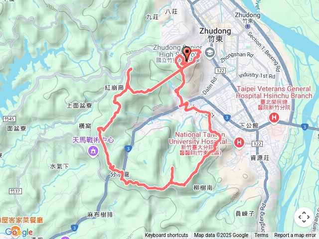 20250308六六登山隊竹東三山O形