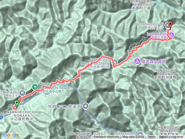 熊野古道D2近露王子-發心門王子