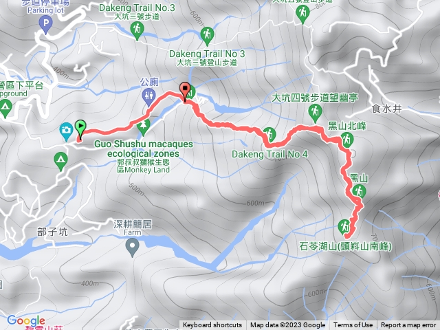 20230709大坑四黑山石苓湖山
