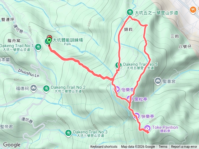 大坑三條步道連走預覽圖