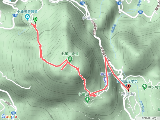 小百岳寶石任務七星山主、東峰登山步道20200418