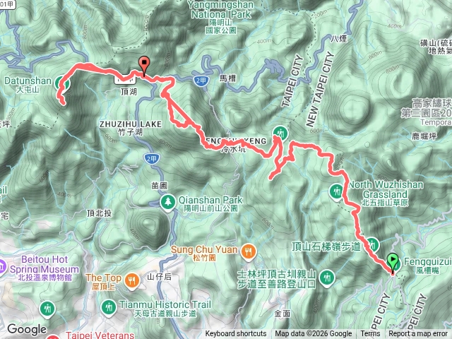 陽明山縱走預覽圖