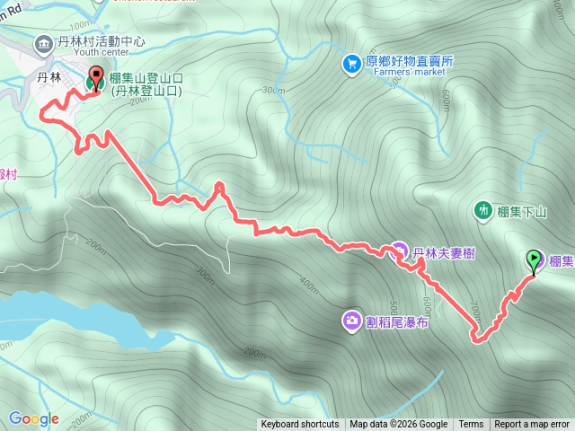 三角點-A登山口-D登山口