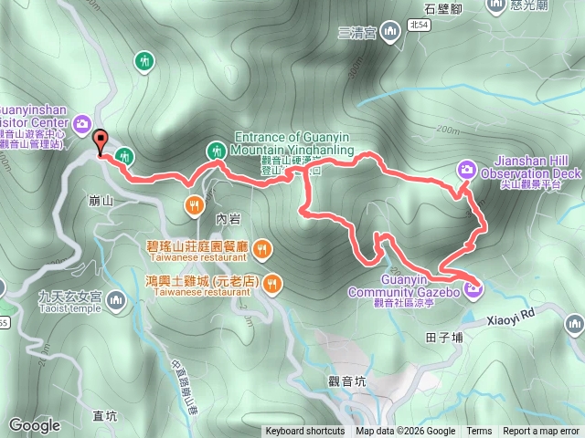 觀音山尖山潮音洞環狀預覽圖