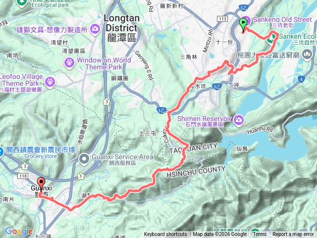 之細路第一段(桃園三坑老街-新竹客運關西站)預覽圖