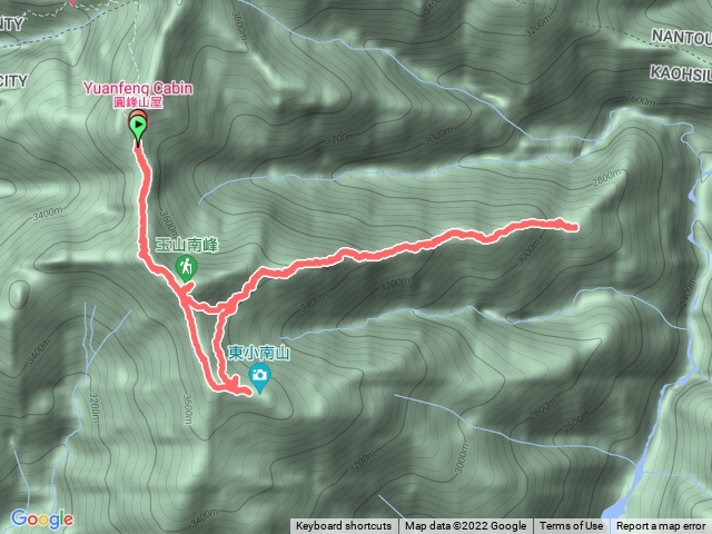 三日玉山後四峰+主東峰，D2圓峰山屋-玉山南峰-東小南山-鹿山