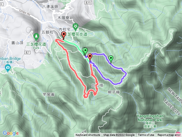 三芝內柑宅五腳松古道