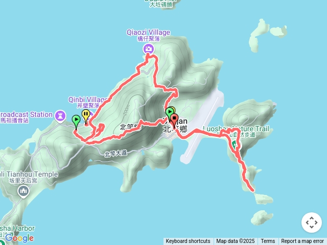 馬祖北竿徒步預覽圖