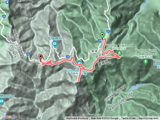 塔塔加_麟趾-鹿林_石山引水道口