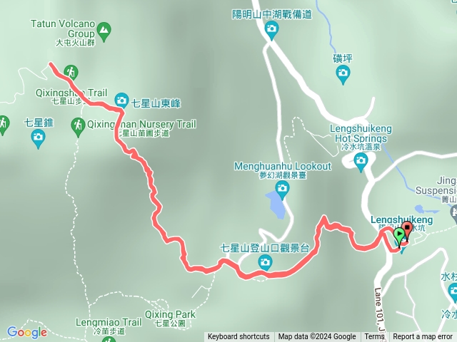 冷水坑上七星東峰+主峰