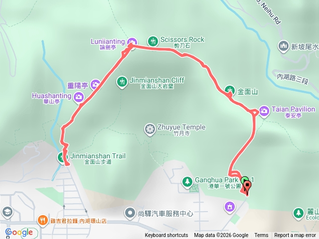 金面山逆走來回（環山路二段）被貓咪硬控10分鐘🤣預覽圖