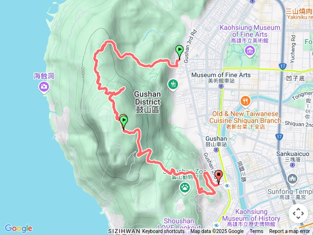 壽山O型縱走北進南出20250413