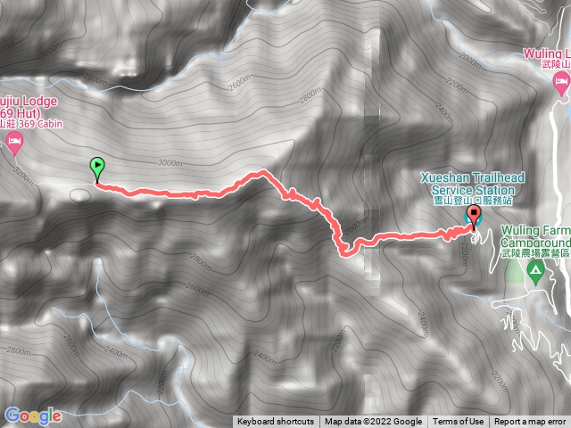 369山莊到登山口