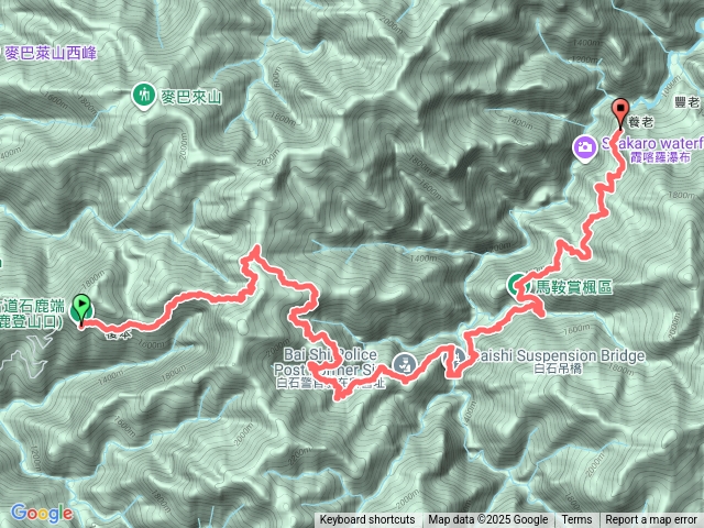 1140824霞喀羅國家步道石鹿登山口～養老預覽圖