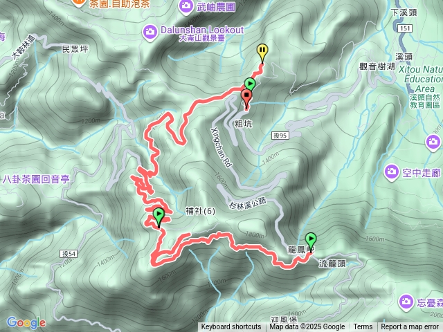 溪頭龍鳯峽羊彎