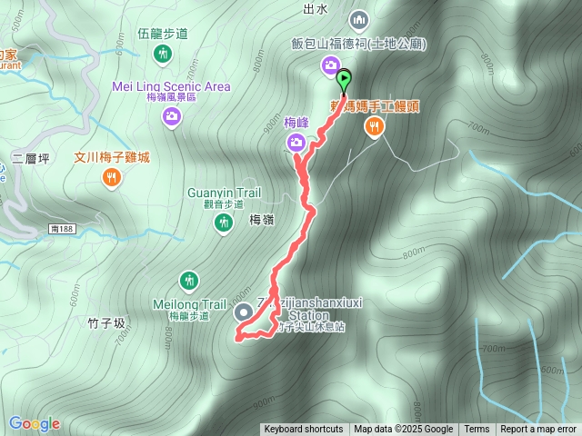 竹子尖山小百岳工頂線預覽圖