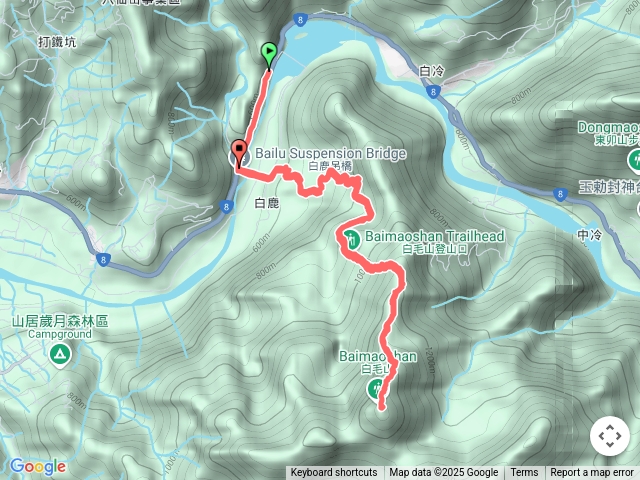 谷關七雄-白毛山