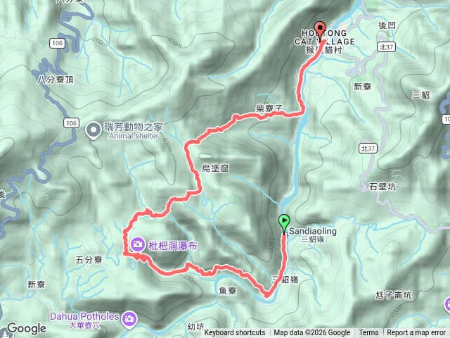 三貂嶺越嶺猴硐步道預覽圖