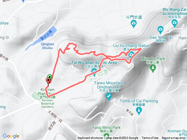 太武山-植物園路線