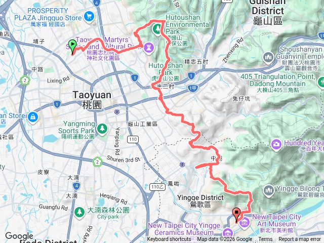 桃園健行越嶺鶯歌