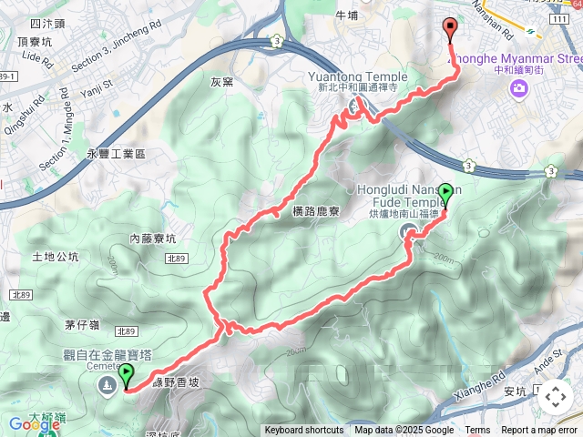 烘爐地圓通寺國旗嶺走走