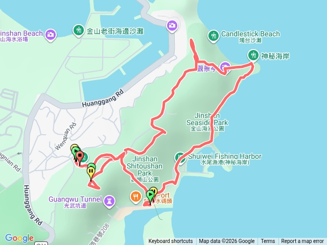 金山獅頭山步道燭臺雙嶼