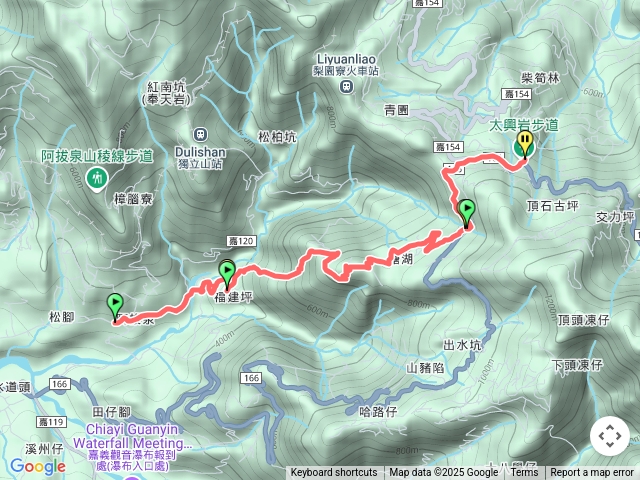 塘湖古道→太興岩步道