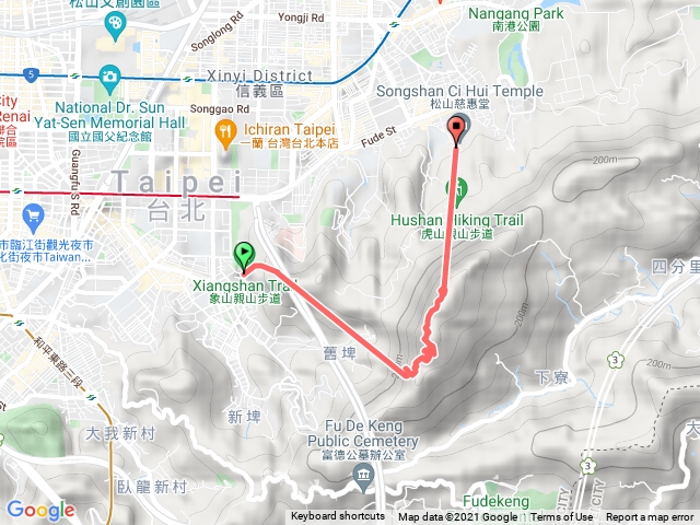 九五峯 2O211-1O-20 象山登慈惠堂下