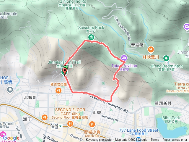 內湖剪刀金面山O型走20240909