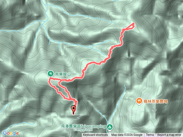 南東眼山、南東眼山東北峰、中央東眼山預覽圖