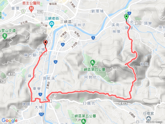 橫溪3山，台北天際線9後段，溪南、主公、王公坑