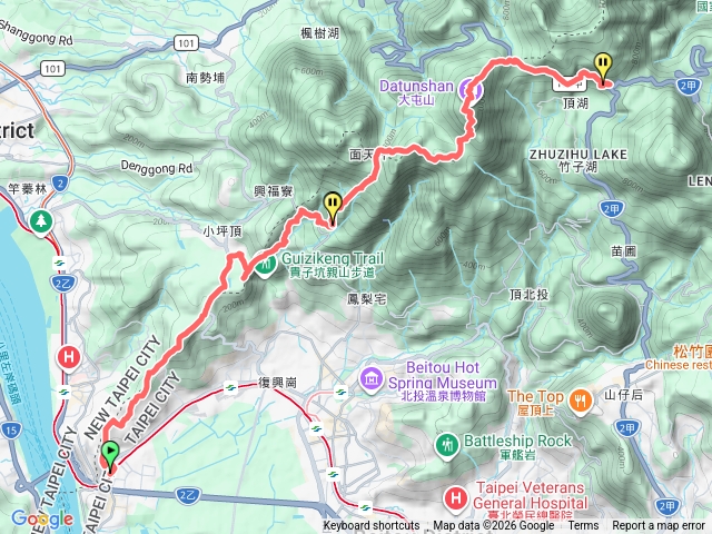 20260221台北大縱走12關渡站-小油坑