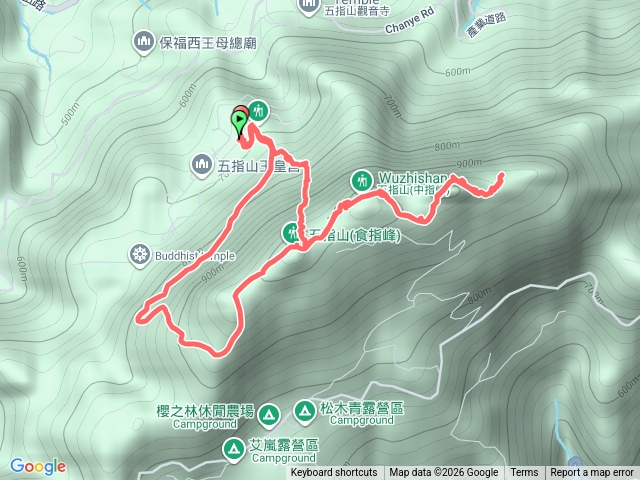 1/5五指山一線天捷徑下