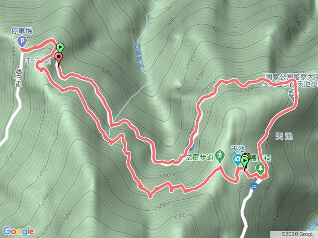 南橫天池中之關