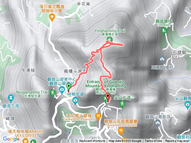 楓櫃斗湖七張椅、觀音山硬漢嶺